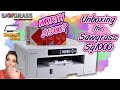 Sawgrass SG1000 Sublimation Printer Unboxing & Setup