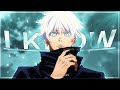 Gojo satoru  i know editamv quick flobyedit remake