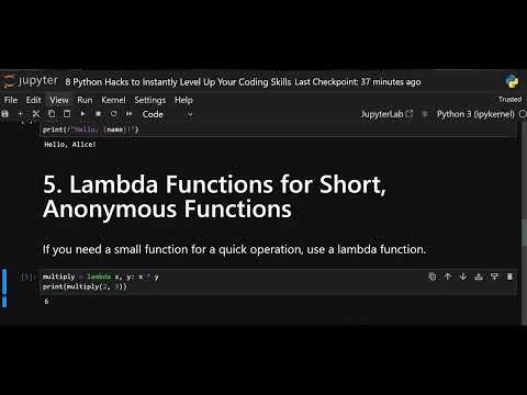 Capa de 8 Python Hacks to level up Python Coding Skills