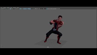 Animation Practice - Punch 03 (Maya Animation) Ninja Rig