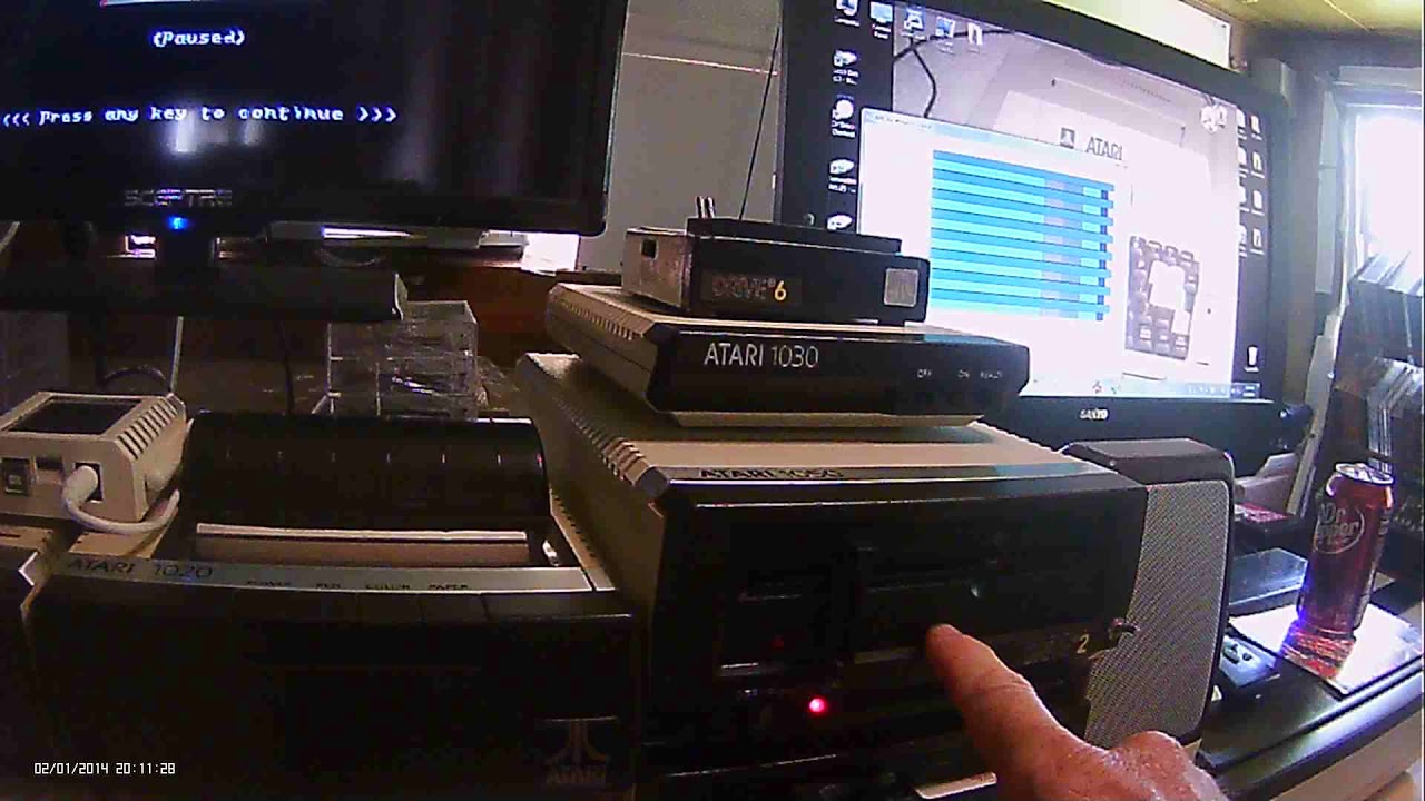 Alternate Reality On A 4 drive Atari 8 bit Part 2 YouTube
