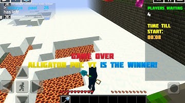 World record number of spleef wins in planet of cubes/Poc/Planet craft