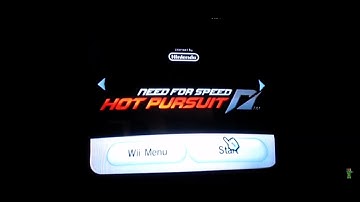 Need for Speed Hot Pursuit Wii Disc Channel Intro