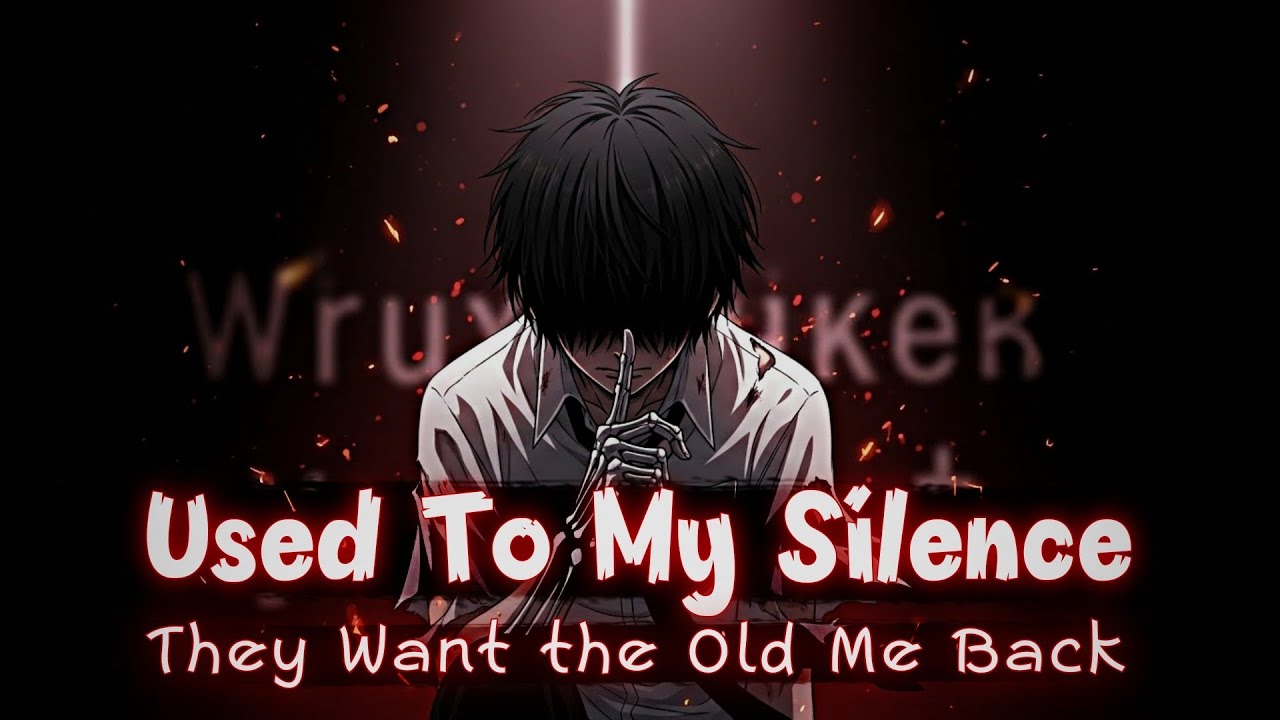 Used to My Silence - They Want the Old Me Back | Xenzo Echo (Official Lyrics Video)