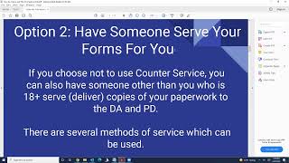 Kern County Law Library - How to Serve and File Expungement Docs