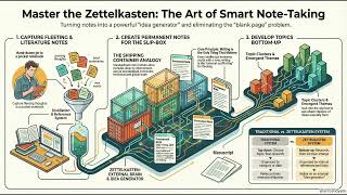 Master the Zettelkasten Method: How to Take Smart Notes &amp; Build a Second Brain