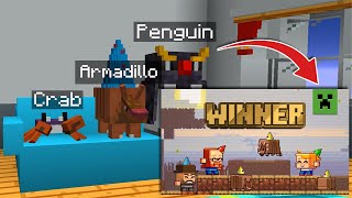 Armadillo, Crab and Penguin react to Minecraft Mob Vote