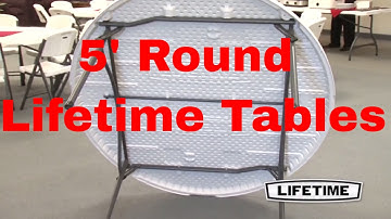 Lifetime 60" Round Newly Designed Table