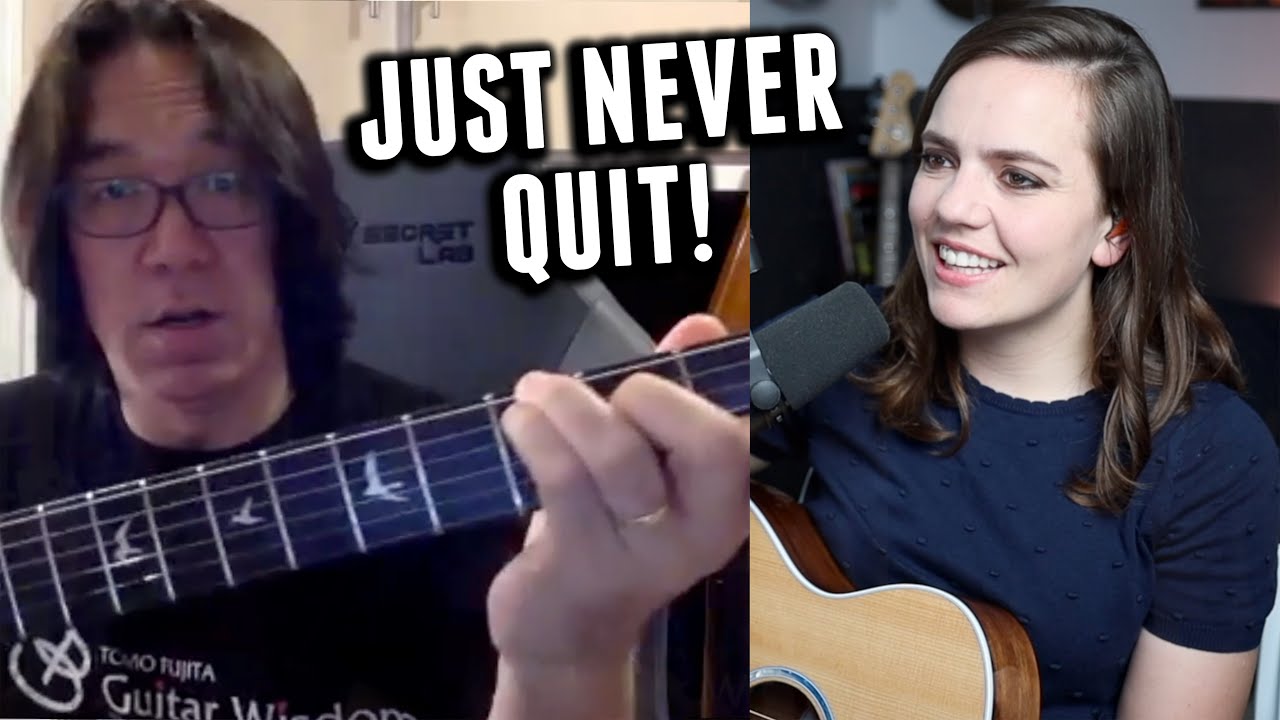 My Guitar Teacher TOMO FUJITA Gives Words of Advice I Need To Hear...