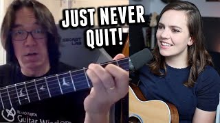 My Guitar Teacher TOMO FUJITA Gives Words of Advice I Need To Hear...