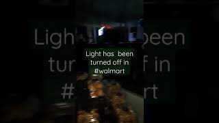 Light Is Turned Off In