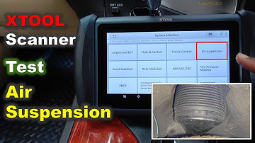 Test Air Suspension with a Scan Tool:  XTOOL Scanner IP819TP / Test Air Suspension Struts on Lexus