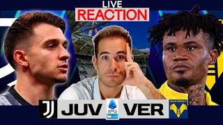 JUVENTUS VERONA LIVE REACTION | 35° GIORNATA SERIE A