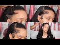 How To Install Your Frontal Wig Completely GLUELESS In 10 Min | Detailed Close Up Ft West Kiss Hair