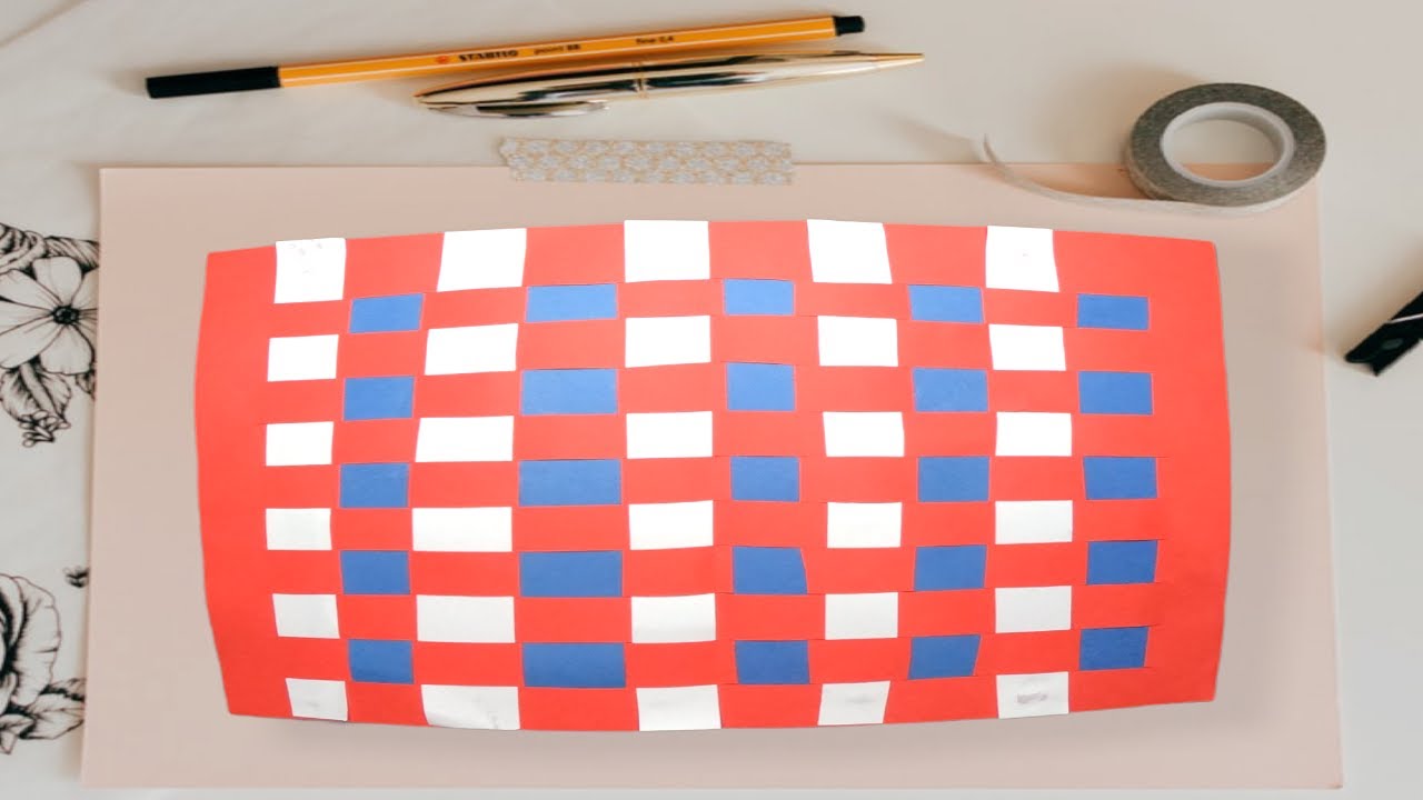 Easy Paper Mat Crafts & Arts NEW EDITION ORIGAMI PAPER MAT YouTube