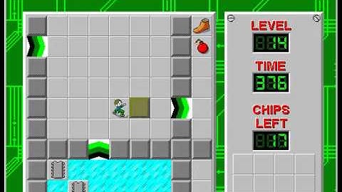 CCLP3 level 14 solution - 347 seconds