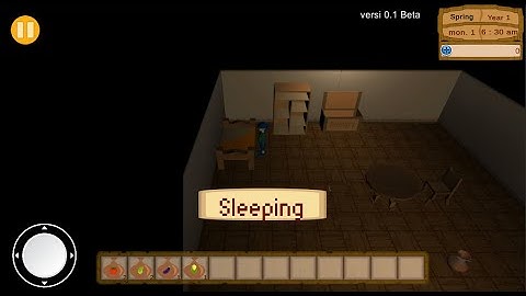 Unity Game Devlog Create 3d Farming game Part 5 | Add ui system |  hg games studio