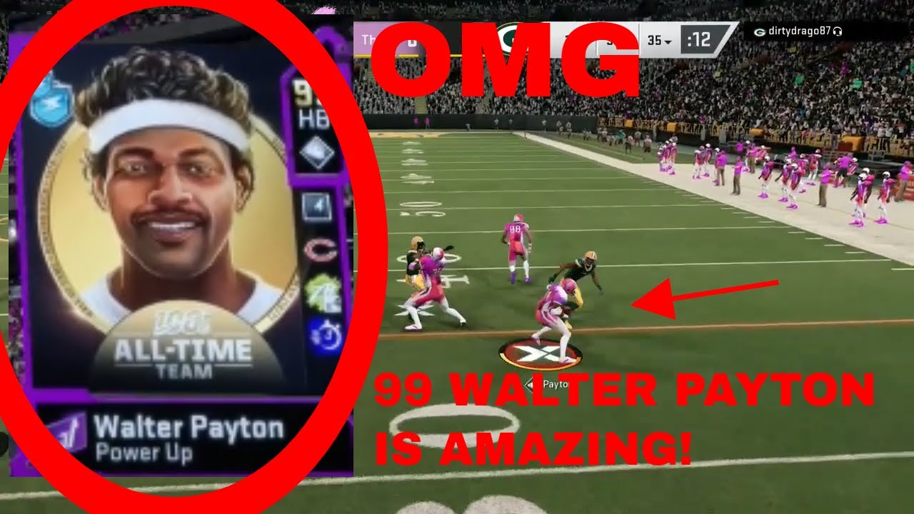 99 WALTER PAYTON IS A GOLDEN TICKET! MADDEN 20 ULTIMATE
