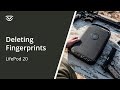 How to delete fingerprints - LifePod 20