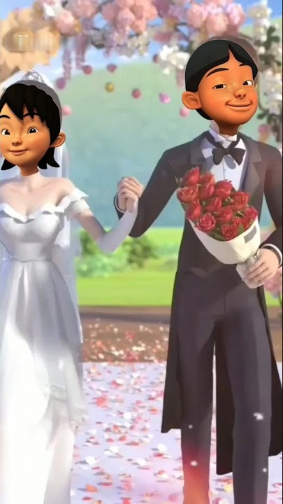 Mail dan susanti menikah 😍😍||cerita upin ipin #upinipin #shorts