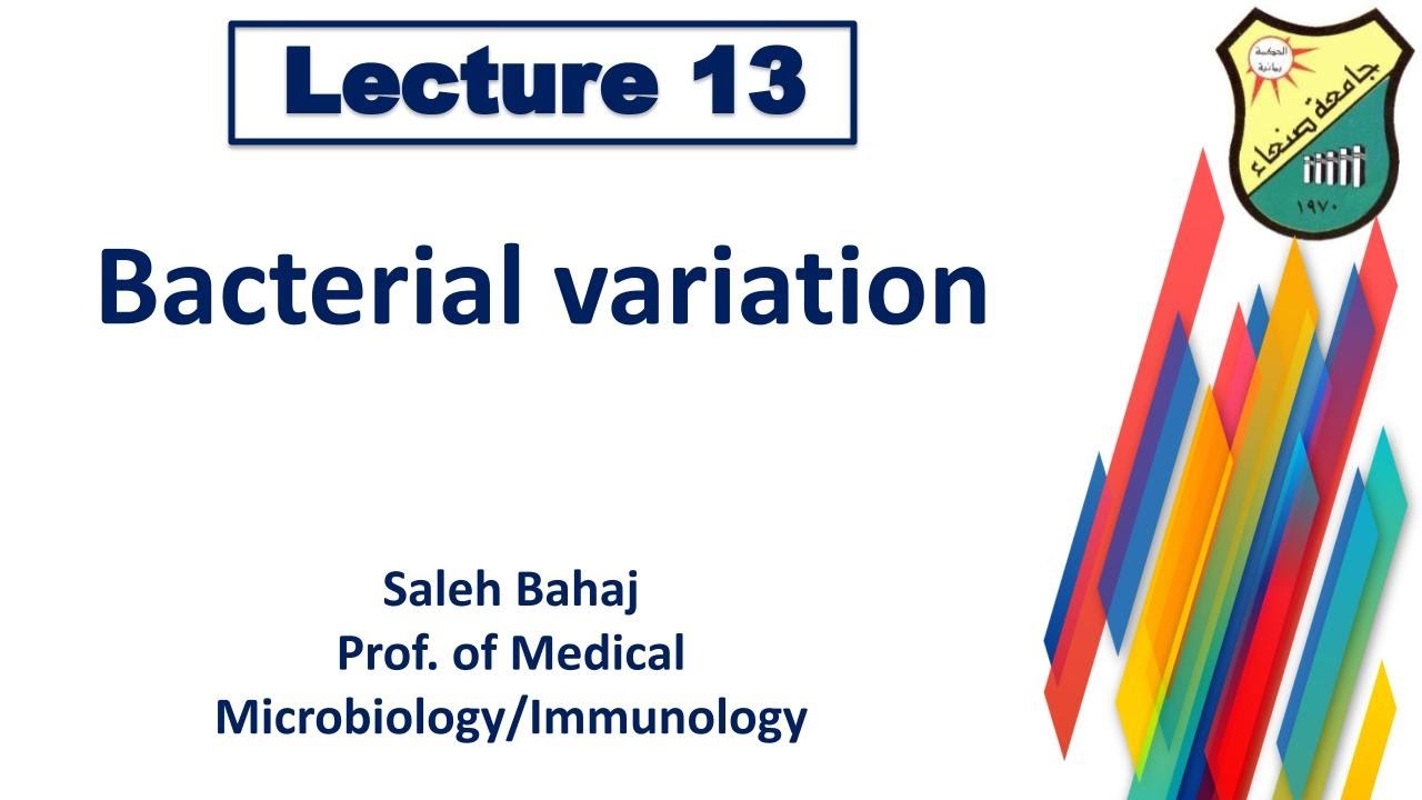 13- Bacterial variation - Mutation