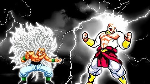 Goku SSJ Infinity Ultra Instinct OP VS  Limit Break Broly SSJ4 V6  in Mugen