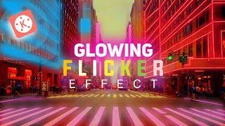 Glowing Color Flicker Effect || How to edit flicker effect || kinemaster || Tutorial screenshot 3