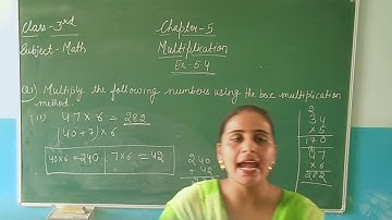 Class 3 math Ex.5.4( multiplication)