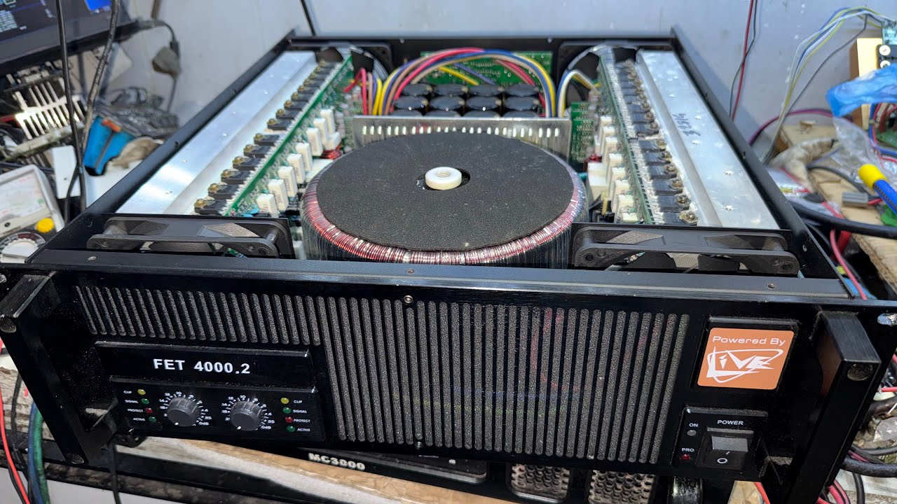 LIVE FEET 4000.2 POWER AMPLIFIER  NANINIBAK NG PYESA TIPS KUNG PAANU AYUSIN