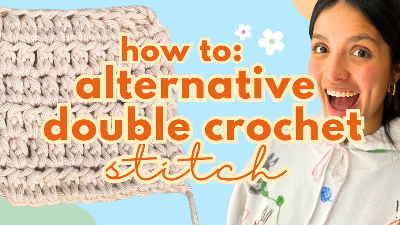 The Alternative Double Crochet stitch (tutorial) - YouTube