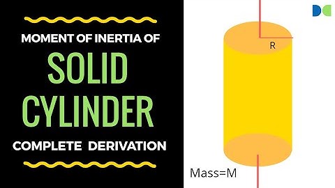 Moment of Inertia of solid Cylinder || full derivation by DEV MANI sir ||✓dev classes