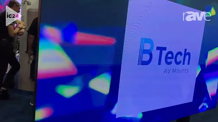 InfoComm 2024: B-Tech AV Mounts Features Bt9370-SAM110 Floor Stand Solution for Samsung's The Wall