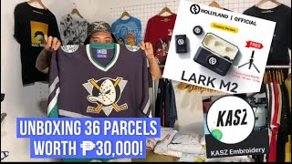 I spent ₱30K! Unboxing 36 Parcels from Online Sellers! Is it worth it?