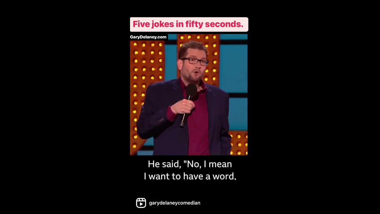 Five One Liners In Fifty Seconds From My Second Live At The Apollo