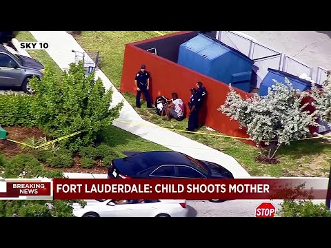 Mother rushed to hospital after child shoots her in Fort Lauderdale