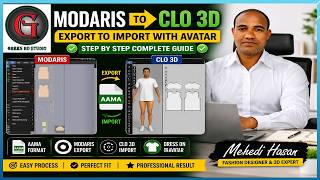 Lectra Modaris to CLO 3D Workflow | Import Pattern &amp; Dress Avatar Step by Step