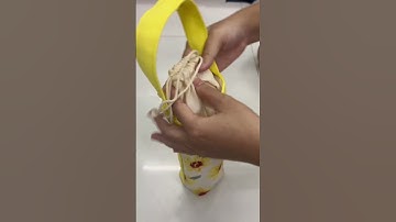 Túi đựng bình nước, ly giữ nhiệt Vàng Hướng dương đa năng, may thủ công dày dặn, phong cách hiện đại