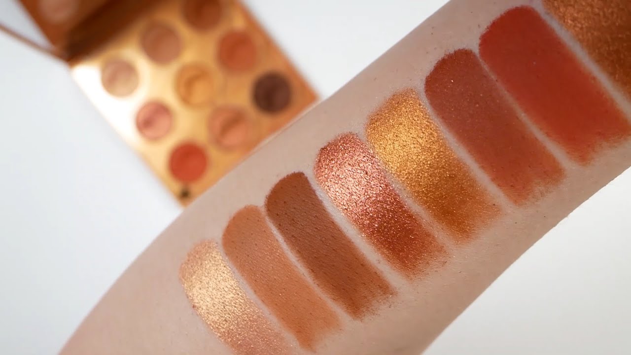ColourPop Lucky Penny Palette Live Swatches YouTube