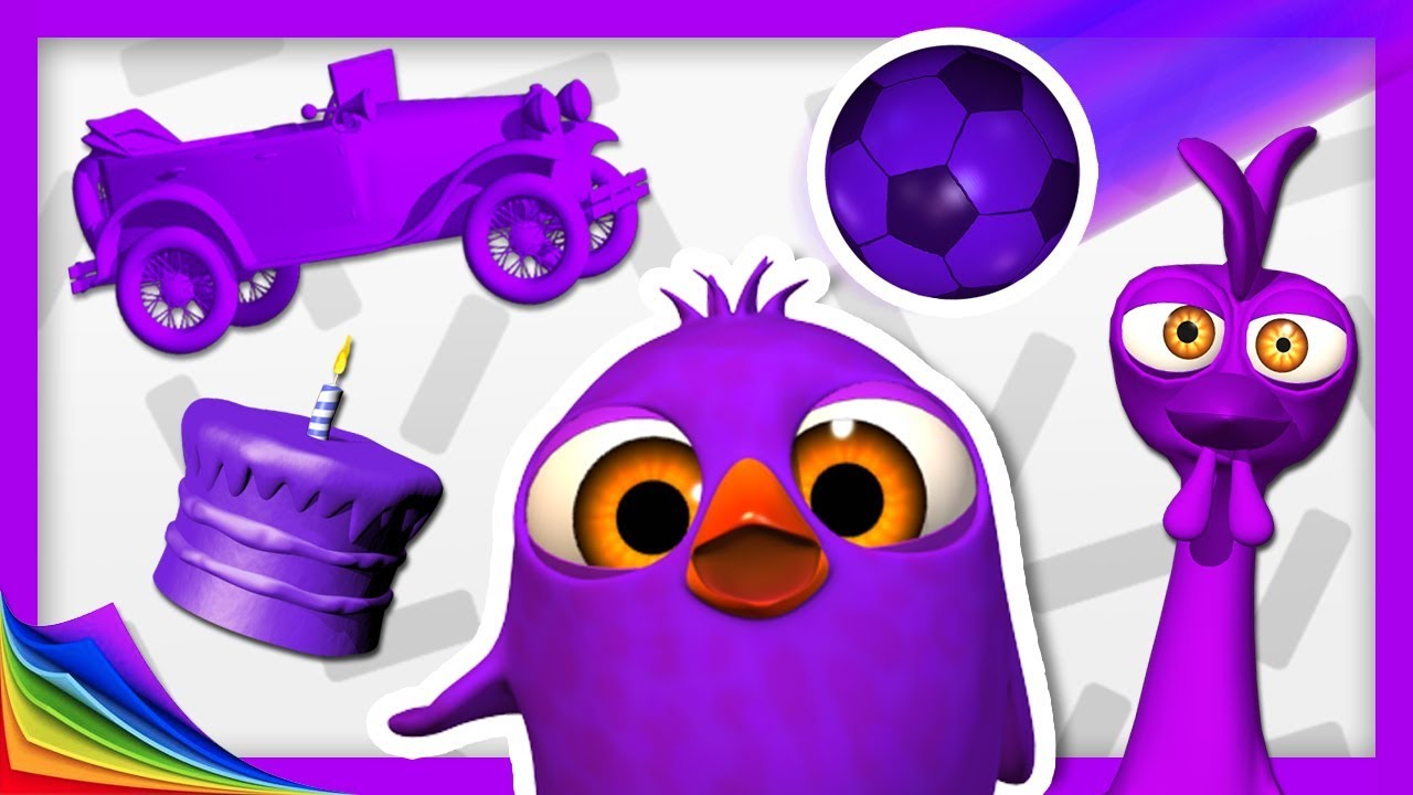 Colores de La Granja de Zenón | Color Violeta | A Jugar