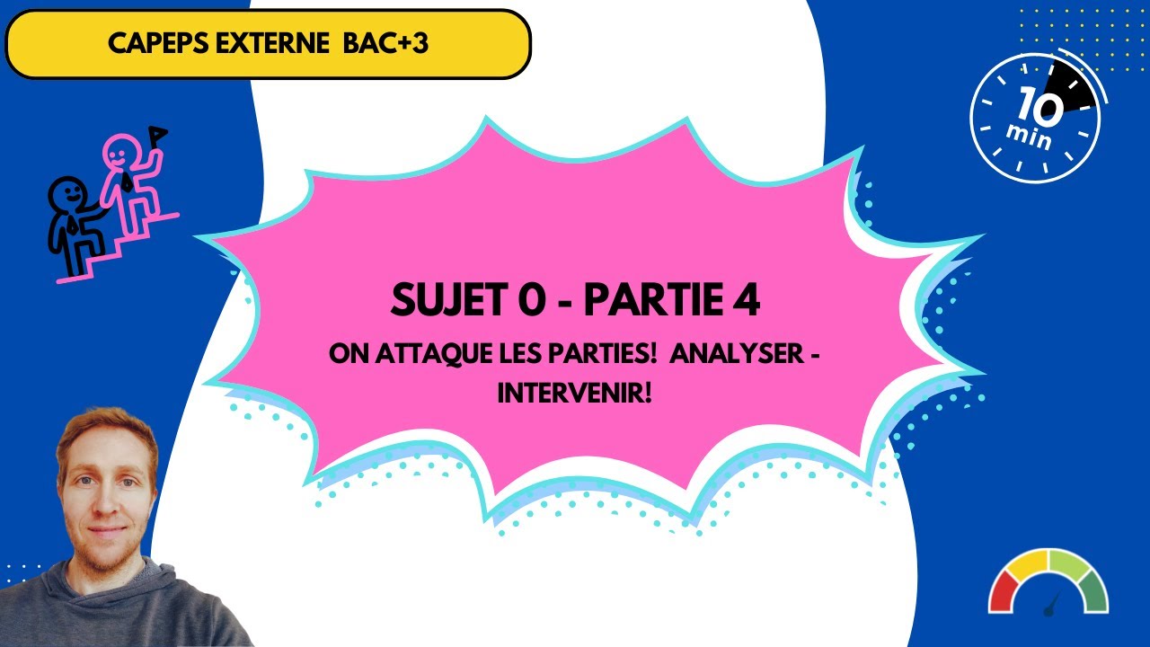 🔥 CAPEPS Bac+3 — Partie 4 Analyser et intervenir + 1exemple concret