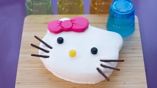 Gateau Hello Kitty Facile Et Mignon Decoration En Pate A Sucre Youtube