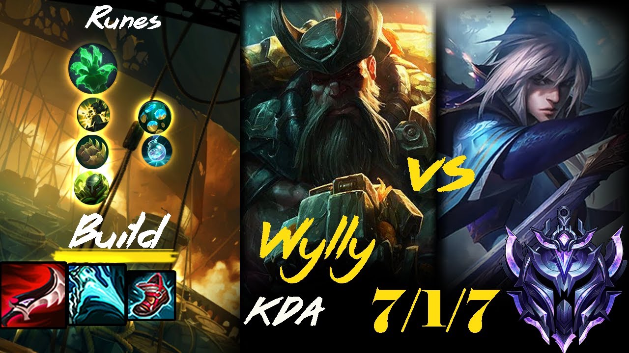 [ Wylly ] Gangplank vs Talon Mid - Season 11 - Diamond I 79 LP