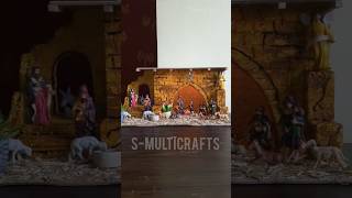 How to Make Christmas Crib With Cardboard :: Nativity Scene :: Diy Christmas Crib :: BestoutofWaste