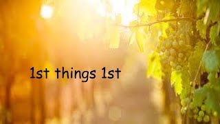 1st things 1st | Charles Daniel | Papa's House India