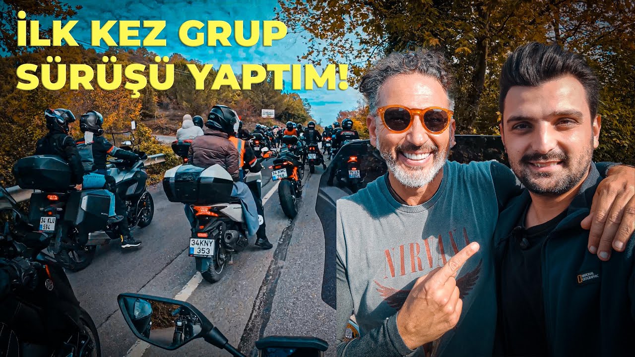 ORKUN OLGAR'la 1000+ motorsiklet Ağvaya sürdük.
