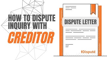 Creditor - Sample Letter For Removing Credit Inquiry - iDispute - Online Document Creator and Editor