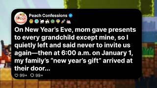 On New Year’s Eve, mom gave presents to every grandchild except mine, so I quietly left and said...