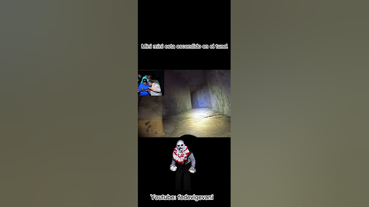 Mini mini esta en el tunel de la casa de Fede vigevani