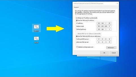 How to set up ip address with few clicks