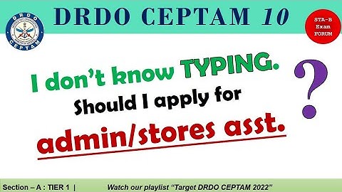 DRDO Admin Assistant I don